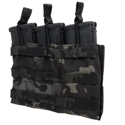 asgbox.pl - Potrójna ładownica typu Open na magazynki typu M4/M16 Emerson Gear MC Black