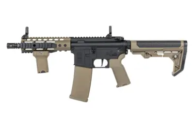 Karabinek ASG Specna Arms RRA SA-P12 PRIME™ HAL™ ETU Light Ops Stock Wersja High Torque Half-Tan - obrazek 2