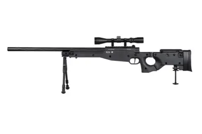 Replika karabinu snajperskiego Specna Arms SA-S14 EDGE™ z lunetą i dwójnogiem Czarna - obrazek 2