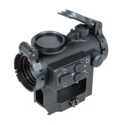 asgbox.pl - Kolimator ZV-1 JJ Airsoft z wysokim/niskim montażem QD Czarny