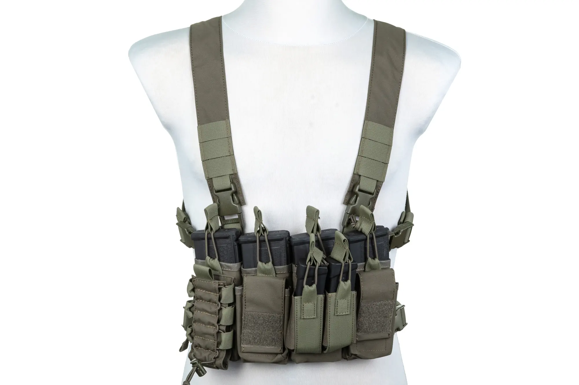 Kamizelka taktyczna typu Chest Rig Specna Arms Tactical Adaptive Oliwkowa OD-G-SPE-18-041871-00 asgbox.pl Kamizelka taktyczna typu Chest Rig Specna Arms Tactical Adaptive Oliwkowa - obrazek 2
