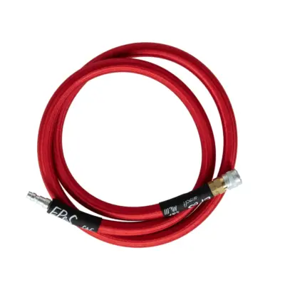 asgbox.pl - Wąż HPA S&F Mk.III z oplotem 115 cm - Czerwony