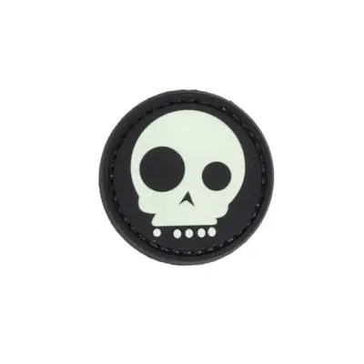 asgbox.pl - Naszywka 3D GFC Tactical Funny Skull Czarno-biały