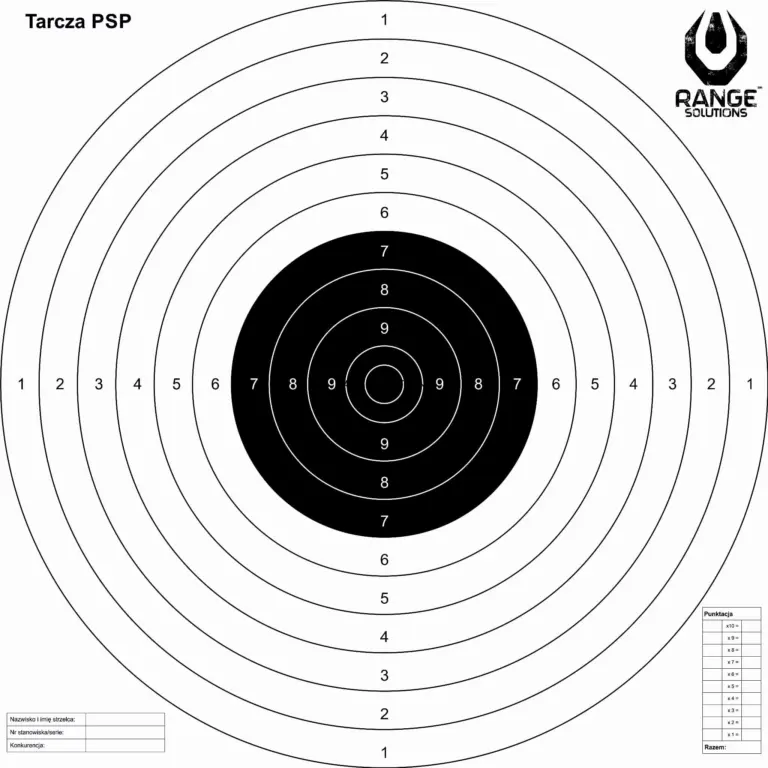 asgbox.pl - Tarcze Strzeleckie TS-2 PSP 50szt