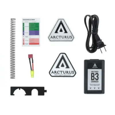 asgbox.pl - Karabinek ASG Arcturus LWT MK-II CQB 10" AEG SPORT SE™ Starter Pack Czarny
