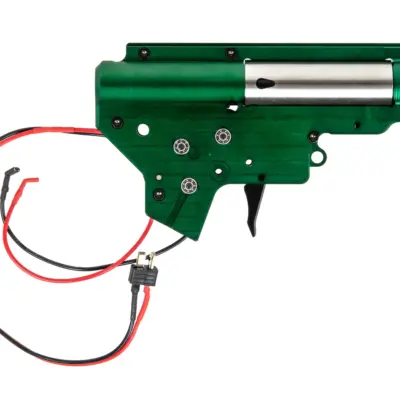 asgbox.pl - Kompletny Gearbox V2 Retro Arms z układem Leviathan V2 Optical Jefftron Green Edition