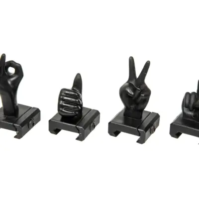 asgbox.pl - Zestaw przyrządów celowniczych Funny Sight - Czarny