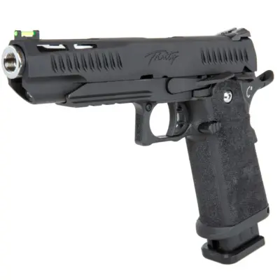 asgbox.pl - Pistolet ASG Modify Trinity Hi-Capa 5.1 (Aluminiowy zamek) Green Gas Czarny