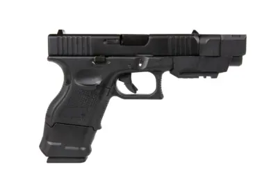 Replika pistoletu 724C Advanced Full Auto (Green Gas) - Czarna - obrazek 2