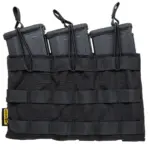 asgbox.pl - Potrójna ładownica typu Open na magazynki typu M4/M16 Emerson Gear Czarna