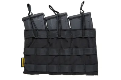 asgbox.pl - Potrójna ładownica typu Open na magazynki typu M4/M16 Emerson Gear Czarna