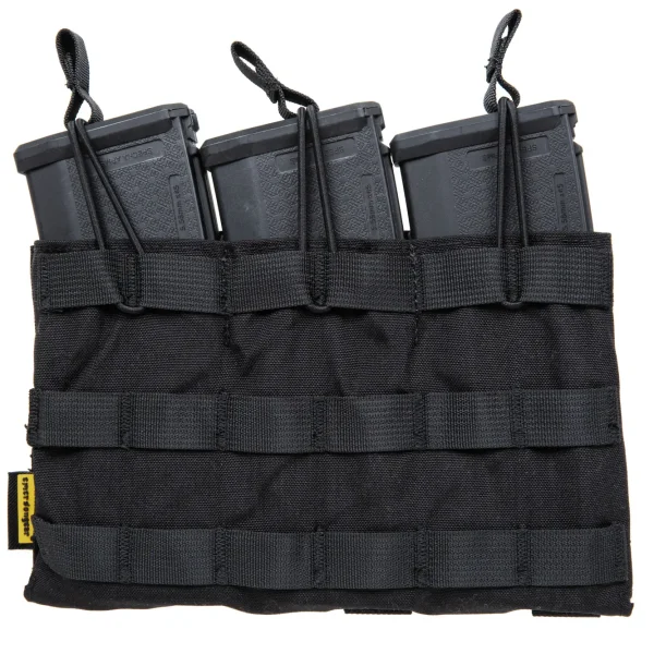asgbox.pl - Potrójna ładownica typu Open na magazynki typu M4/M16 Emerson Gear Czarna
