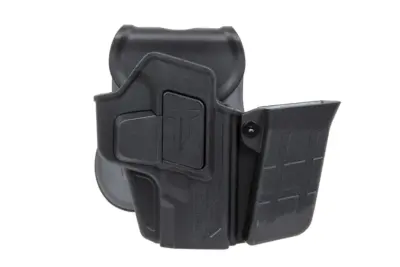 asgbox.pl - Zestaw kabura Cytac R-Defender Glock19 (praworęczna) + Ładownica Czarny