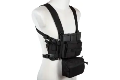 asgbox.pl - Taktyczny Chest Rig typu Mk4 - Czarny