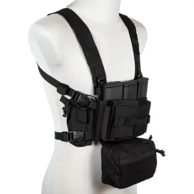asgbox.pl - Taktyczny Chest Rig typu Mk4 - Czarny