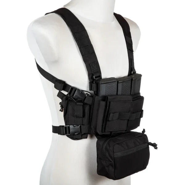 asgbox.pl - Taktyczny Chest Rig typu Mk4 - Czarny