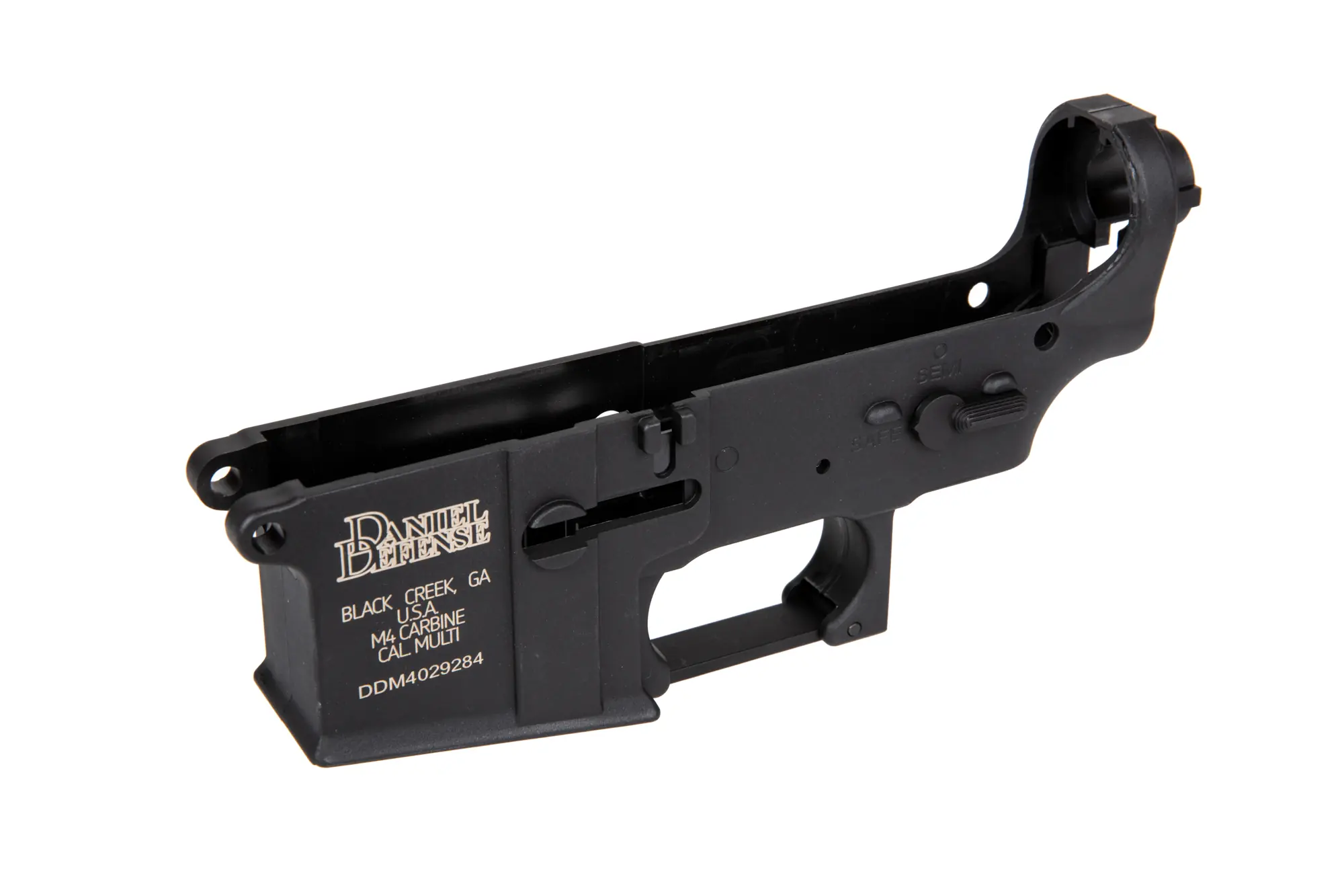 Polimerowy dolny korpus Daniel Defense do serii M4 SA z systemem ESA™ - Czarny SPE-09-037887-00 asgbox.pl Polimerowy dolny korpus Daniel Defense do serii M4 SA z systemem ESA™ - Czarny - obrazek 3