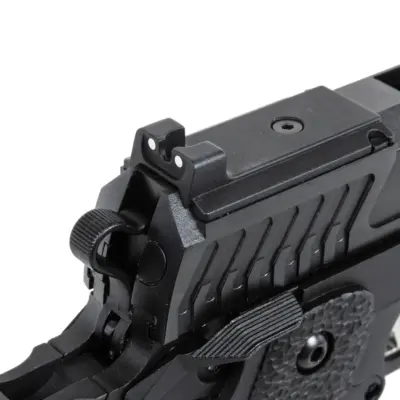 Alternative view of Pistolet ASG SRC Dark Viper DUAL POWER z walizką transportową i magazynkiem green gas Czarny