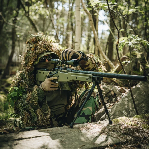 asgbox.pl - Replika karabinu snajperskiego Specna Arms SA-S14 EDGE™ z lunetą i dwójnogiem Oliwkowa