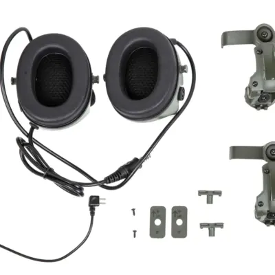 asgbox.pl - Taktyczny zestaw słuchawkowy Wosport C5 HD-24-A Oliwkowy