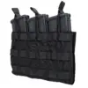 Potrójna ładownica typu Open na magazynki typu M4/M16 Emerson Gear Czarna OD-G-EME-19-041262-00 asgbox.pl