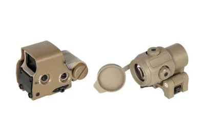 asgbox.pl - Zestaw celownika XPS 3-2 + Magnifier G43 3x  - Tan