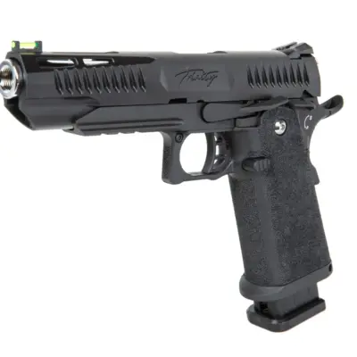 asgbox.pl - Pistolet ASG Modify Trinity Hi-Capa 5.1 (Nylonowy zamek) Green Gas Czarny