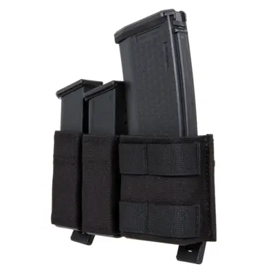 asgbox.pl - Podwójna ładownica na magazynki Wosport Combo Czarna