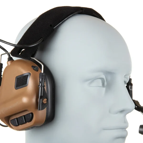 asgbox.pl - Aktywne ochronniki słuchu Earmor M32 MOD.4 Coyote Brown
