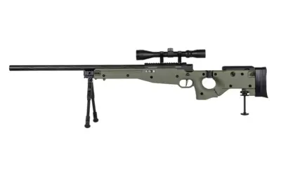 Replika karabinu snajperskiego Specna Arms SA-S14 EDGE™ z lunetą i dwójnogiem Oliwkowa - obrazek 2