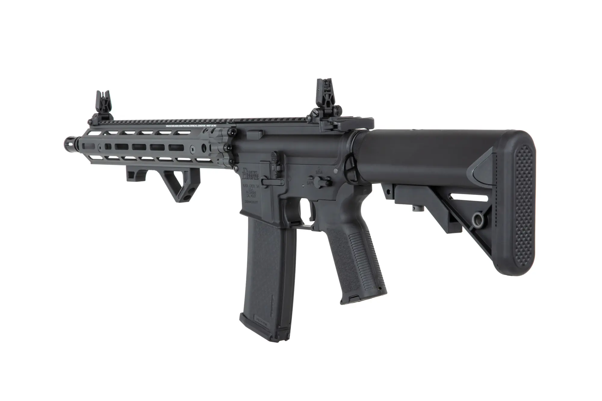 Karabinek ASG Specna Arms Daniel Defense® RIS III 12.5'' SA-P28 Prime™ Kestrel™ ETU z silnikiem bezszczotkowym Szary OD-G-SPE-01-046133-00 asgbox.pl asgbox.pl - Karabinek ASG Specna Arms Daniel Defense® RIS III 12.5'' SA-P28 Prime™ Kestrel™ ETU z silnikiem bezszczotkowym Szary