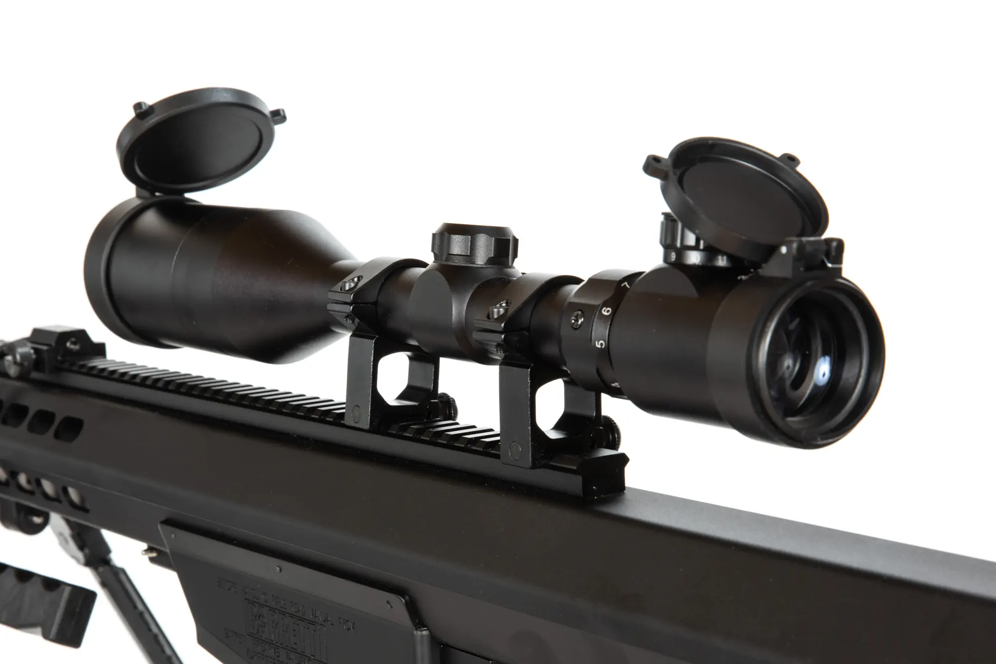 Replika karabinu wyborowego Barrett® M107 z dwójnogiem i lunetą (OUTLET) OUT-72-038373-00 asgbox.pl Replika karabinu wyborowego Barrett® M107 z dwójnogiem i lunetą (OUTLET) - obrazek 3