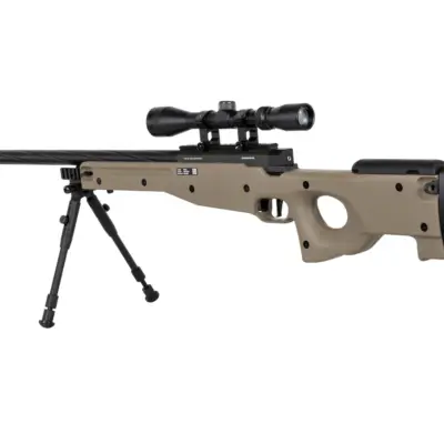 asgbox.pl - Replika karabinu snajperskiego Specna Arms SA-S11 EDGE™ z lunetą i dwójnogiem Tan