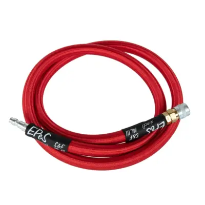 Wąż HPA S&F Mk.III z oplotem 115 cm - Czerwony EPE-12-036636-00 asgbox.pl Wąż HPA S&F Mk.III z oplotem 115 cm - Czerwony EPE-12-036636-00 asgbox.pl