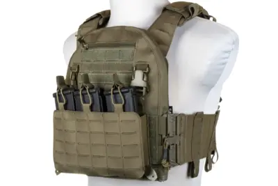 Kamizelka Taktyczna typu Plate Carrier Specna Arms Tactical QR II Oliwkowy - obrazek 3