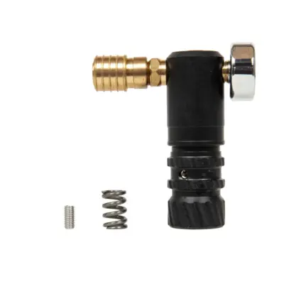 Alternative view of Regulator HRR ze złączem QD US i bocznym manometrem (max 250psi)