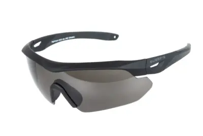 Okulary ochronne Swiss Eye Nighthawk Czarne - obrazek 2