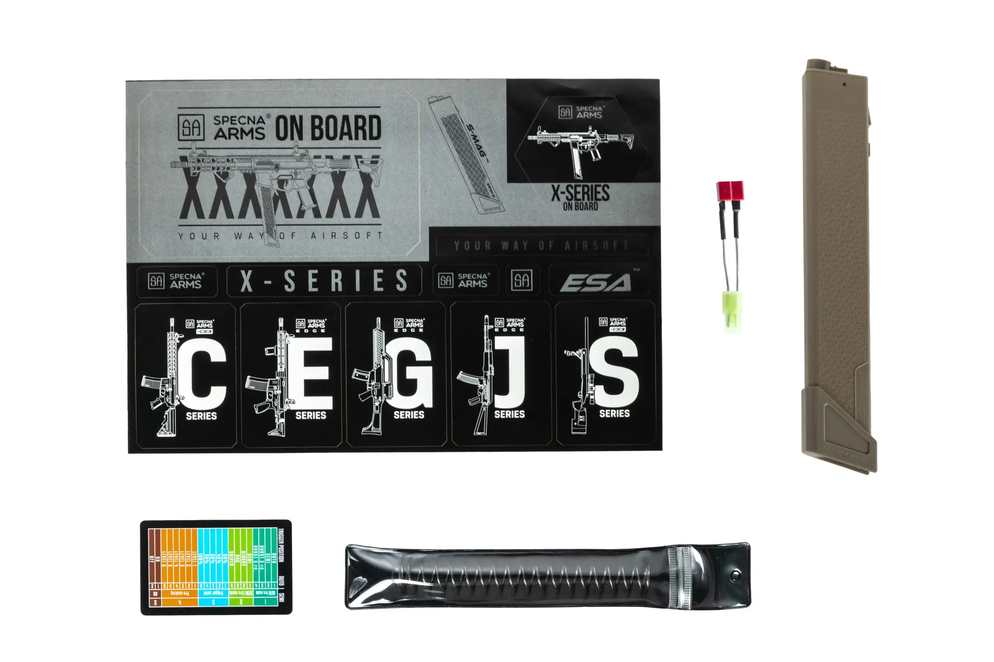 Karabinek ASG Specna Arms SA-CX01 CORE™ HAL™ ETU Half-Tan OD-G-SPE-01-041812-00 asgbox.pl Karabinek ASG Specna Arms SA-CX01 CORE™ HAL™ ETU Half-Tan - obrazek 5