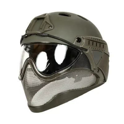 asgbox.pl - Hełm Full Face First  -Zielony