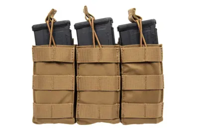Potrójna ładownica typu Open na magazynki  M4/M16 Specna Arms Tan - obrazek 2