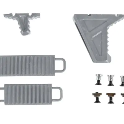 asgbox.pl - Chwyt przedni JJ Airsoft JA-1392 typu Hand Stop na Keymod/M-LOK Szary