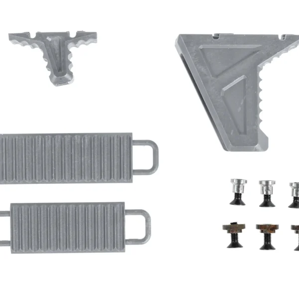asgbox.pl - Chwyt przedni JJ Airsoft JA-1392 typu Hand Stop na Keymod/M-LOK Szary