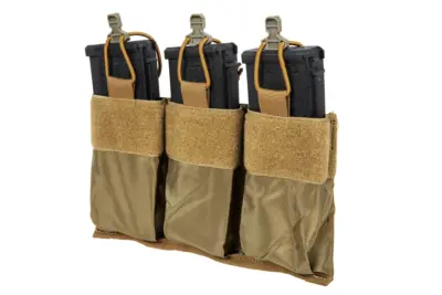 asgbox.pl - Potrójna wkładka taktyczna na magazynki 7.62 mm Wosport Coyote Brown