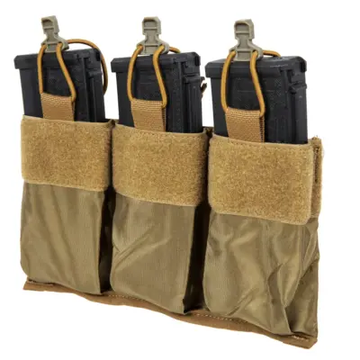 asgbox.pl - Potrójna wkładka taktyczna na magazynki 7.62 mm Wosport Coyote Brown