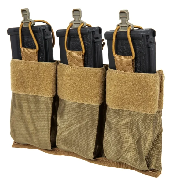 asgbox.pl - Potrójna wkładka taktyczna na magazynki 7.62 mm Wosport Coyote Brown
