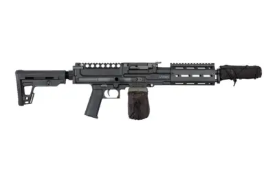 Replika lekkiego karabinu maszynowego AQUILA VII LMG - czarna - obrazek 5