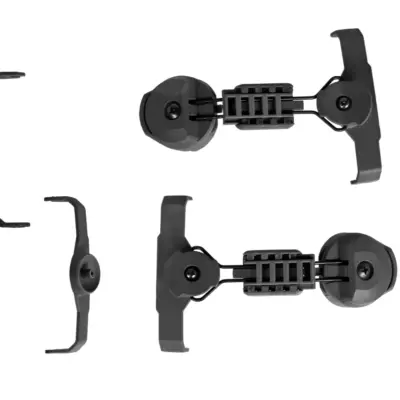 asgbox.pl - Zestaw adapterów do słuchawek Tac-Sky typu MSA na szyny typu ARC Czarny