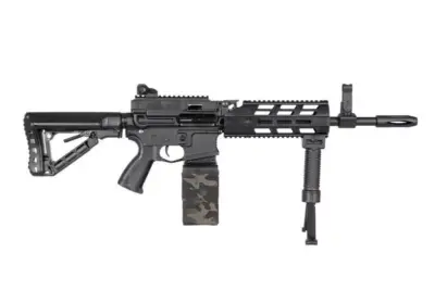 Karabin maszynowy G&G ASG CM16 LMG Stealth Czarny (OUTLET) - obrazek 3