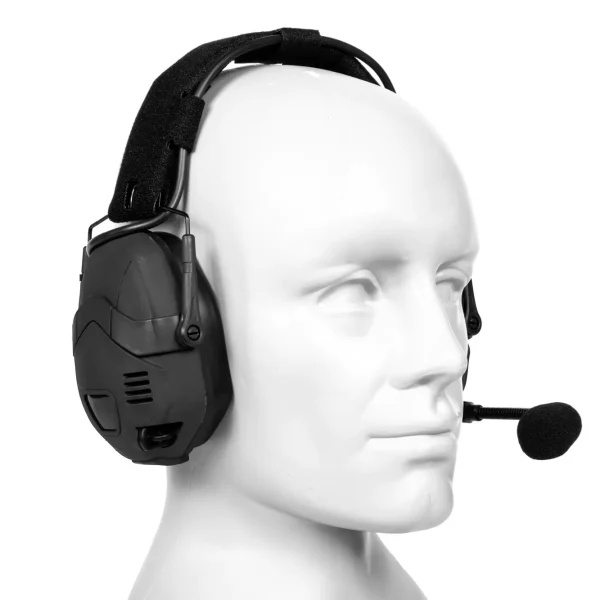 asgbox.pl - Taktyczne słuchawki aktywne Bluetooth HD-16  - Czarne