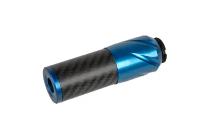 asgbox.pl - Karbonowy tłumik dźwięku DSL2 36x100mm - Niebieski